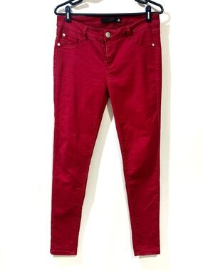 Tinseltown Red Junior Pants Size 9 Skinny Stretch Jeans